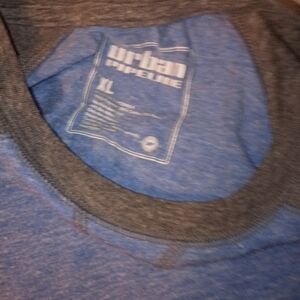 Urban Pipeline Blue Heather Crewneck Tee